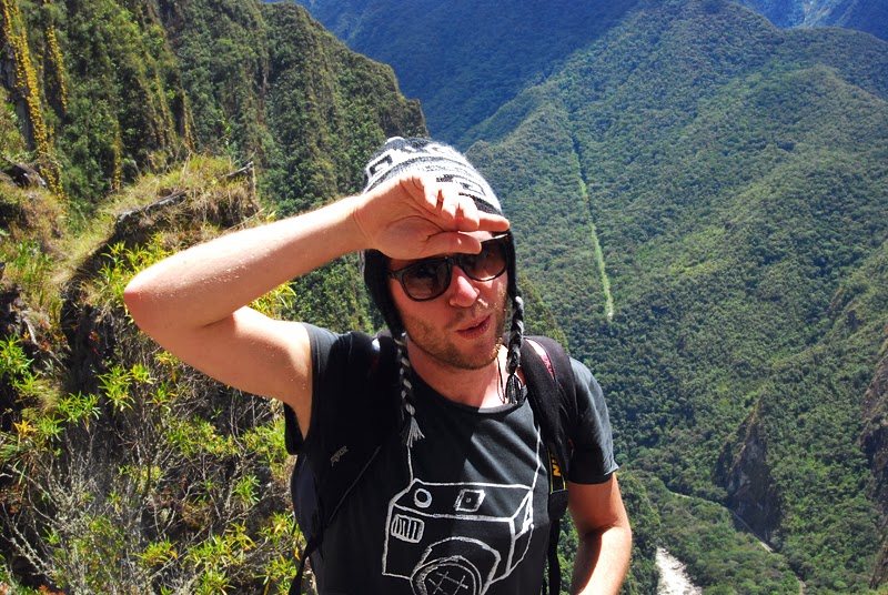 zmęczenie przy wejściu na Machu Picchu