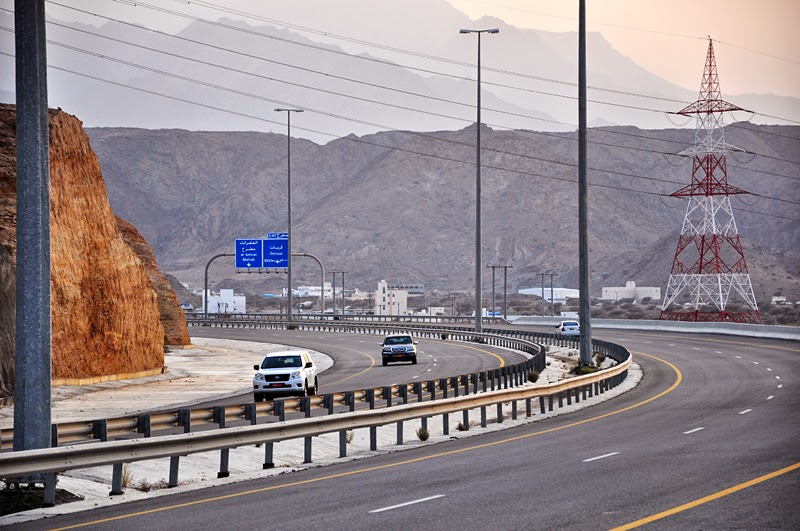 drogi w Omanie