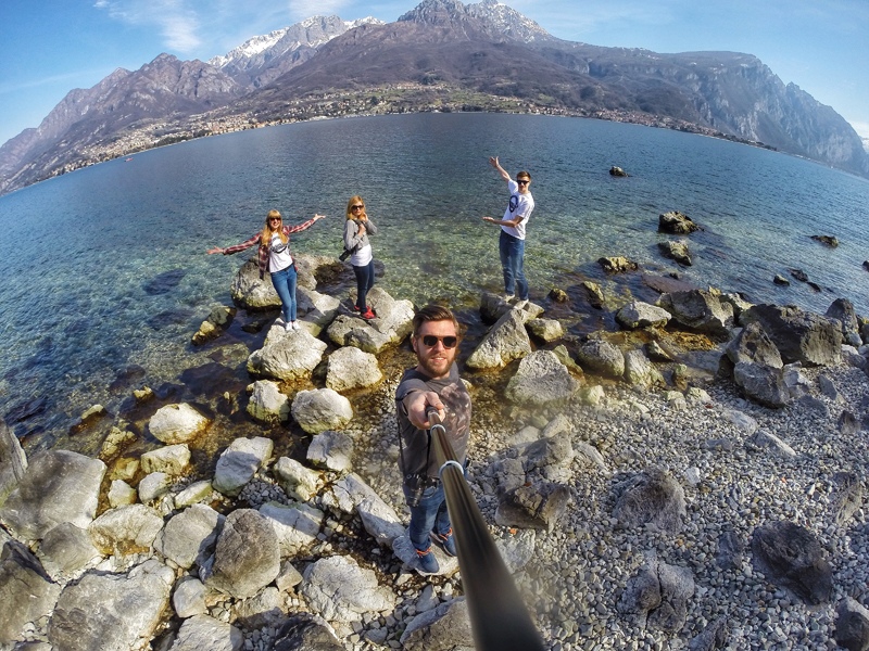 jezioro Como selfie