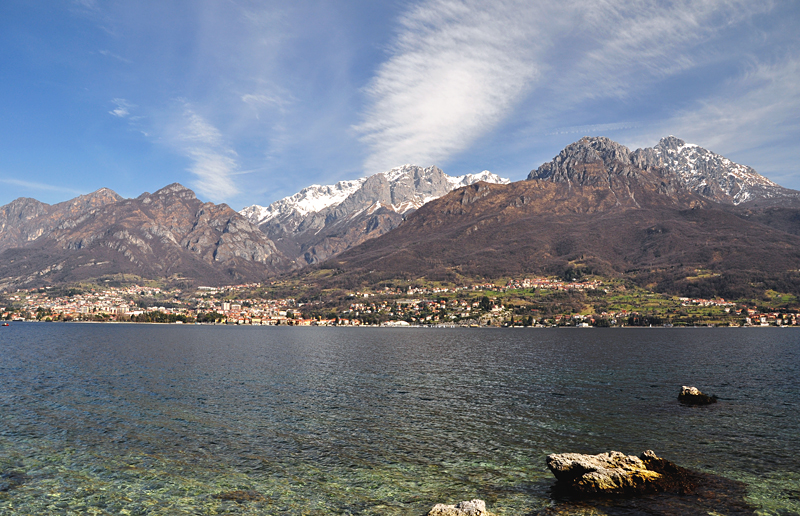 krajobraz nad Jeziorem Como