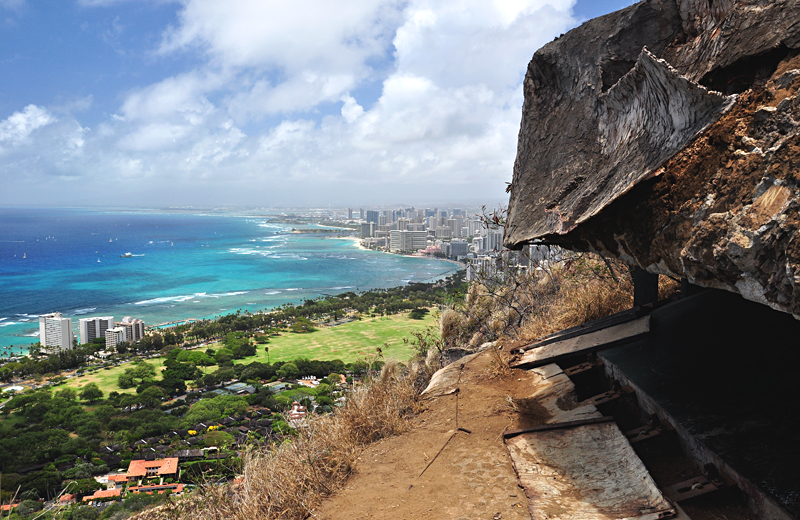 Widok ze szczytu Diamond Head