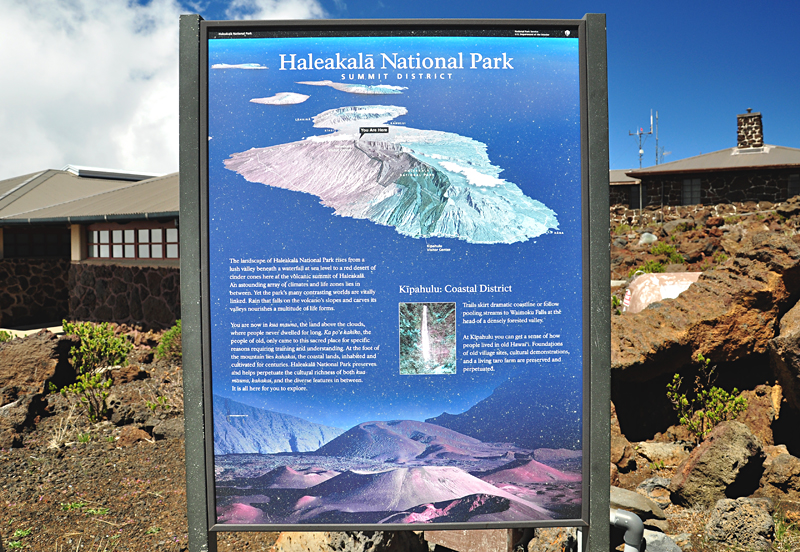 mapa Haleakala Maui