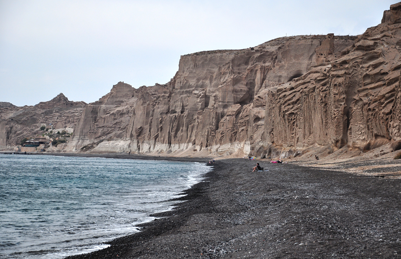 Santorini plaże