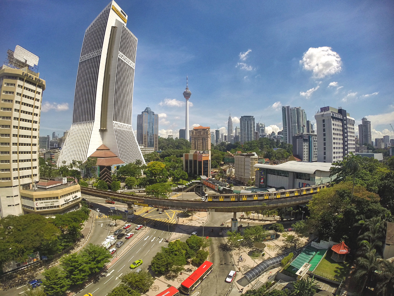 panorama kuala lumpur malezja