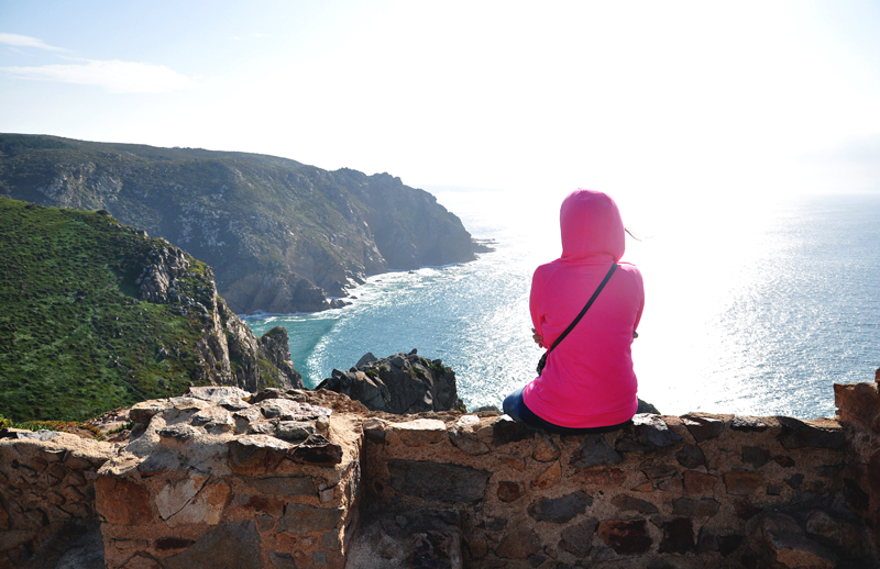 Wybrzeże w Cabo da Roca