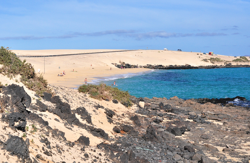 Plaża na Corralejo Fuerteventura