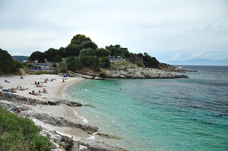 plaża na Korfu
