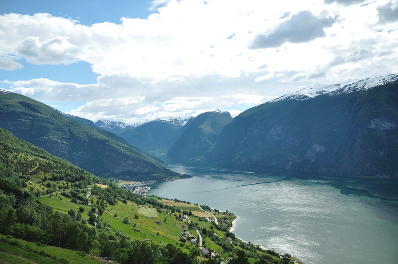 Norwegia Aurlandsfjorden