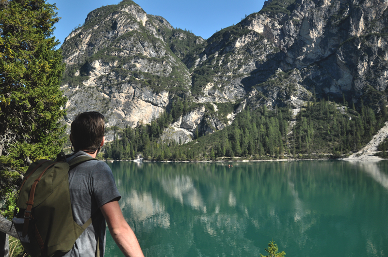 hubert na tle lago di braies