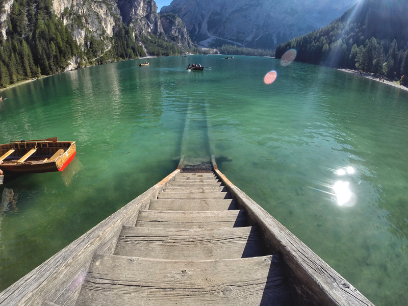 schodki lago di braies