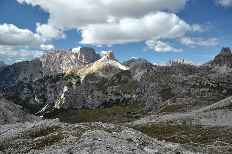 widoki w Dolomitach