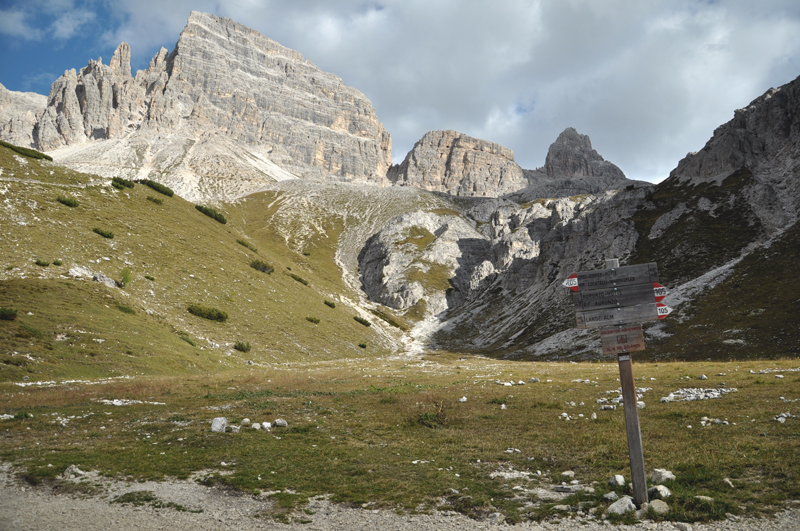 Szczyty w pobliżu Tre Cime di Lavaredo