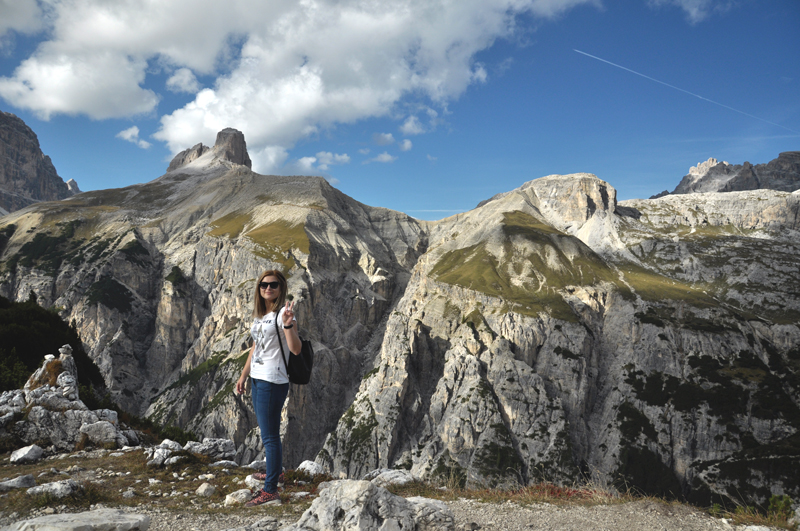 Szlak w Dolomitach