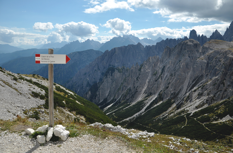 Szlaki w Dolomitach