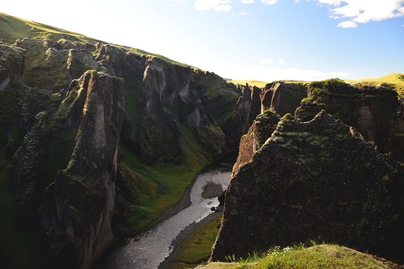 Islandia Fjaðrárgljúfur