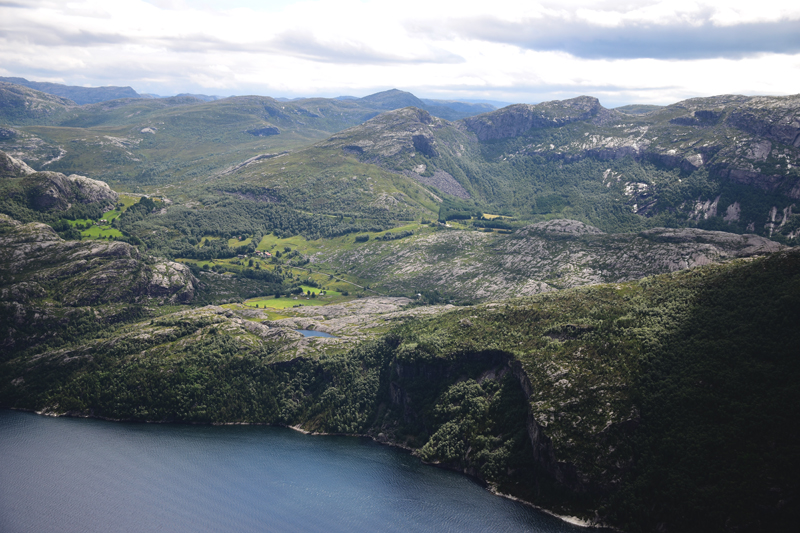 widok z preikestolen