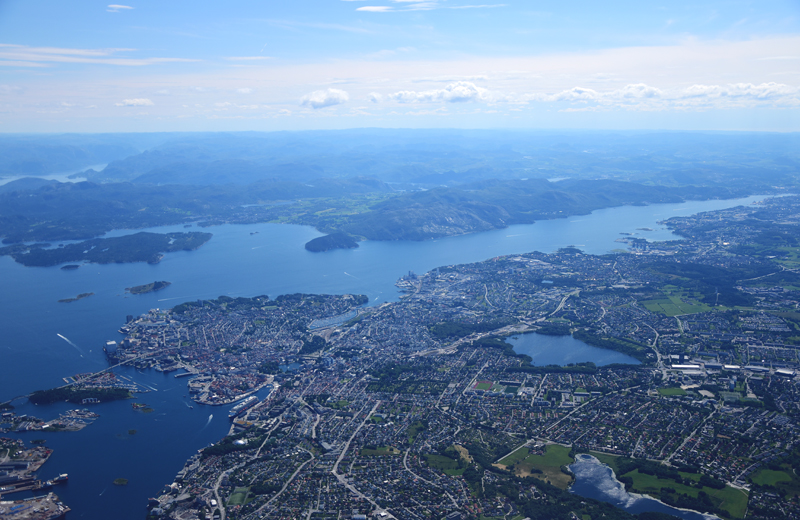 stavanger z samolotu wycieczka na preikestolen