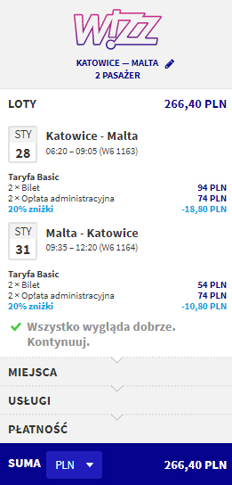 tanie loty na maltę