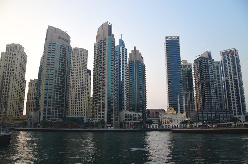 widok marina dubaj