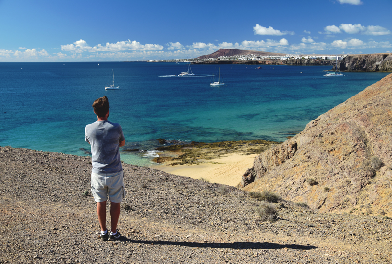 krajobraz na Lanzarote Playa Blanca