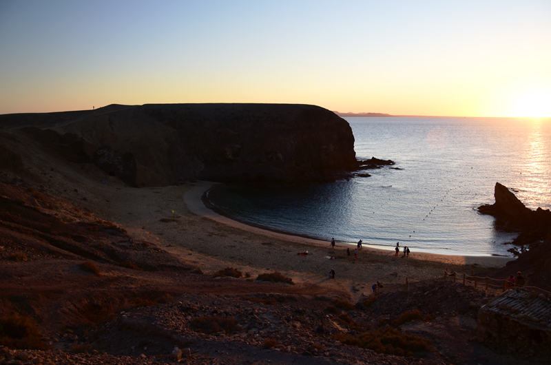 zachód słońca Lanzarote