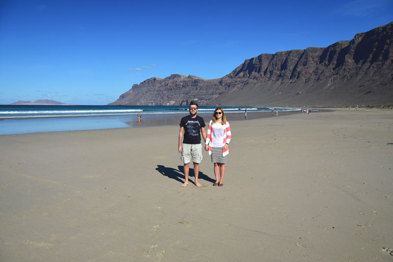 portret na Playa Famara