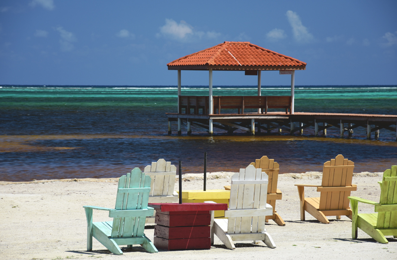 ambergris caye plaże