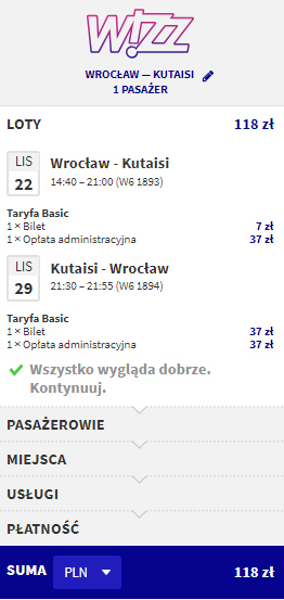 tanie loty do gruzji