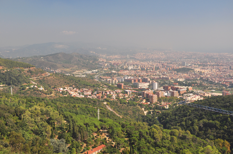 Widok z Tibidabo