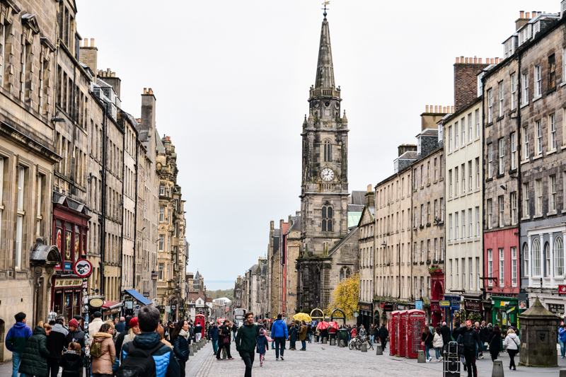 Royal Mile w Edynburgu