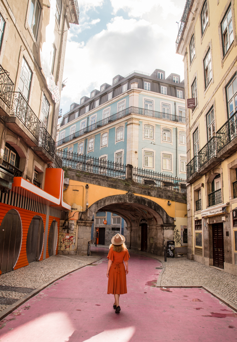 Pink Street Lizbona