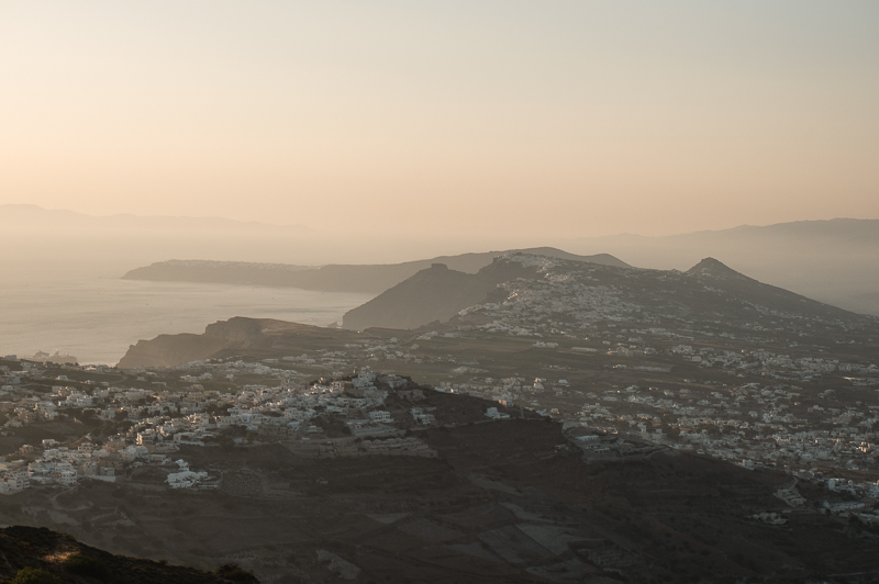 Punkt widokowy na Santorini