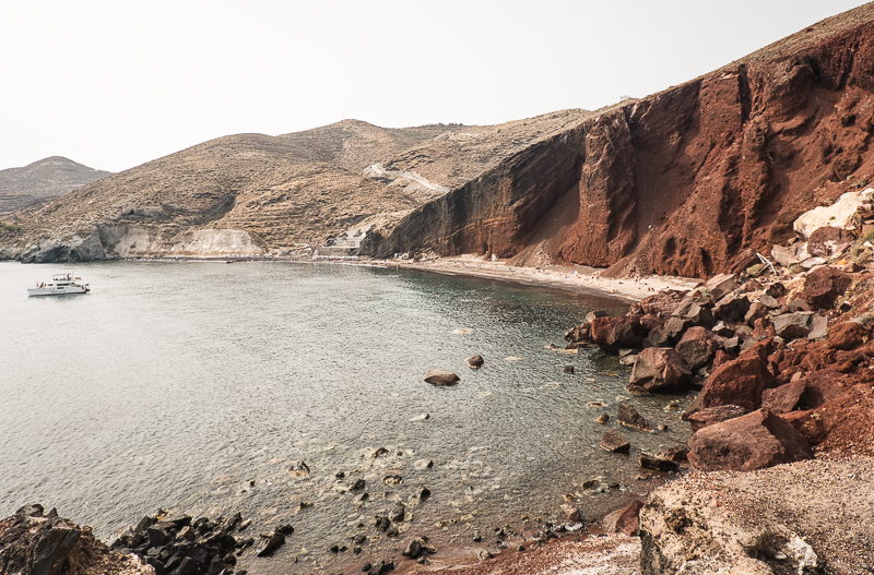 Czerwona Plaża Santorini