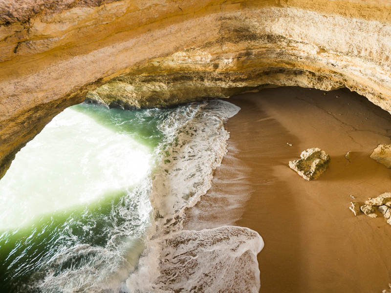 Benagil jaskinia Algarve